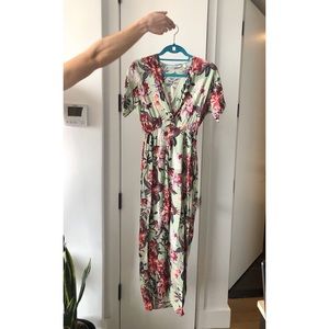 & other stories long floral dress
